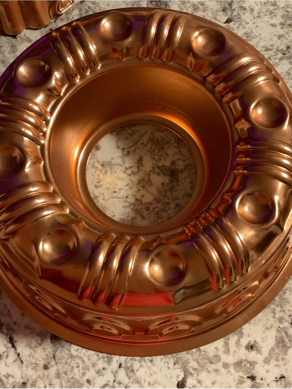 Copper-Colored Decorative Baking Molds Set - Home Kitchen